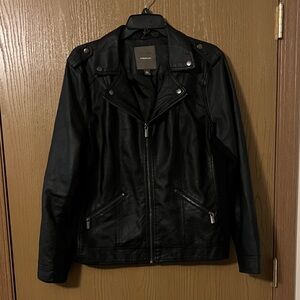 Maurices black Faux Leather Jacket
